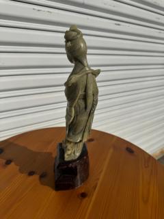 12 Vintage Soapstone Sculpture of a Woman - 4432714