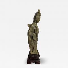 12 Vintage Soapstone Sculpture of a Woman - 4434752