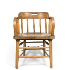 13 American Captains Style Oak Armchairs - 4670482