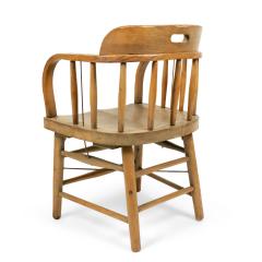 13 American Captains Style Oak Armchairs - 4670483