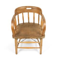 13 American Captains Style Oak Armchairs - 4670488