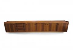 13 Danish Rosewood Wall Mount Sideboard - 3597571