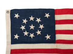 13 Star American Centennial Flag circa 1876 - 3726027