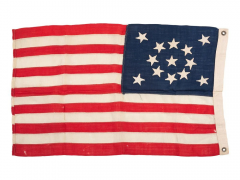 13 Star American Centennial Flag circa 1876 - 3726059