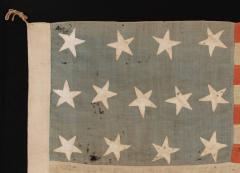 13 Star Antique American Flag of the Civil War Era in a Desirable Small Scale - 636707
