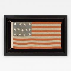 13 Star Antique American Flag of the Civil War Era in a Desirable Small Scale - 637229