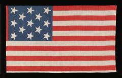 13 Star Parade Flag Unusually Large Among Its Known Counterparts - 639075