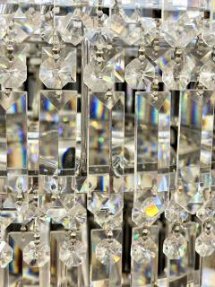13 Tier Wedding Cake Chandelier Crystal Prisms 1970s - 2915256