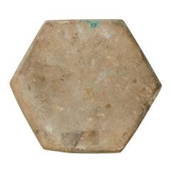 13th century Islamic Ladjvardina Moulded Hexagonal Tile - 1015306
