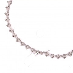14 Karat Diamond Necklace 27 1 Grams Weight - 2668198