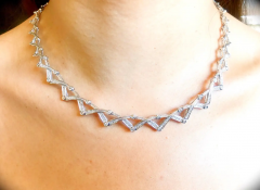 14 Karat Diamond Necklace 27 1 Grams Weight - 2668229
