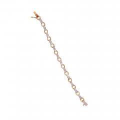 14 Karat Two Tone Fancy Link Bracelet - 2832964