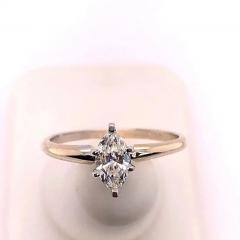 14 Karat White Gold Diamond Engagement Ring - 2817177