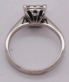 14 Karat White Gold Engagement Bridal Ring with Diamonds 0 67 TDW - 2562700