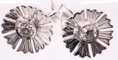 14 Karat White Gold Fashion Non Pierce Earrings with Diamonds - 2871987