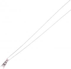 14 Karat White Gold Freeform Charms with Graduating Diamonds 0 30 TDW - 2940561
