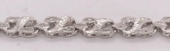 14 Karat White Gold Link Bracelet - 2588531