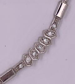 14 Karat White Gold Necklace 1 50 Carat Chain 21 83 Grams - 1239262