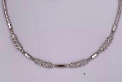 14 Karat White Gold Necklace 1 50 Carat Chain 21 83 Grams - 1239266