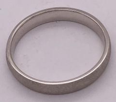 14 Karat White Gold Wedding Band Ring - 2659177