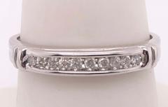 14 Karat White Gold and Diamond Band Bridal Ring 0 25 TDW - 2940349