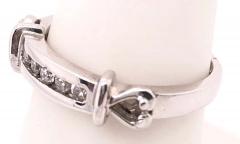 14 Karat White Gold and Diamond Band Wedding Ring Bridal - 2930934