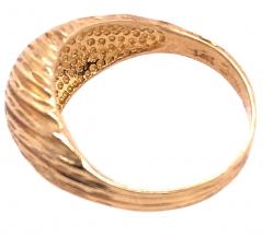 14 Karat Yellow Gold Contemporary Free Form Ring - 2940788