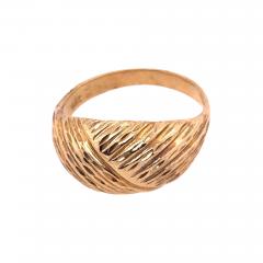 14 Karat Yellow Gold Contemporary Free Form Ring - 2948672