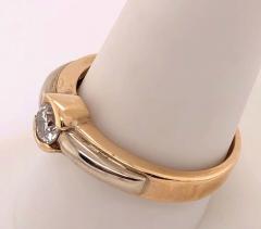14 Karat Yellow Gold Engagement Bridal Ring 0 50 Total Diamond Weight - 2600550