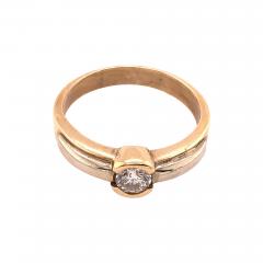 14 Karat Yellow Gold Engagement Bridal Ring 0 50 Total Diamond Weight - 2602629