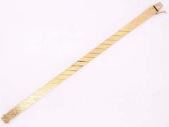 14 Karat Yellow Gold Fancy Link Flat Bracelet - 1239907