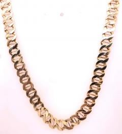 14 Karat Yellow Gold Fancy Link Necklace - 2659540
