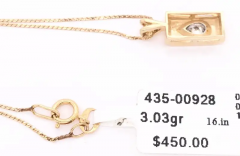 14 Karat Yellow Gold Pendant Necklace - 2827956