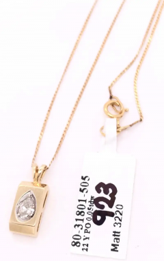 14 Karat Yellow Gold Pendant Necklace - 2828024