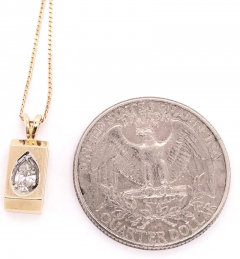 14 Karat Yellow Gold Pendant Necklace - 2828033