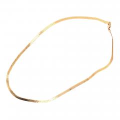 14 Karat Yellow Gold Snake Necklace - 2592608