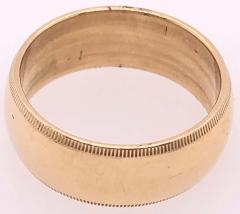 14 Karat Yellow Gold Wedding Ring Band - 2794742