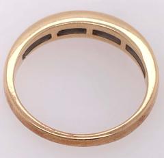 14 Karat Yellow Gold and Diamond Band Wedding Ring 0 45 TDW - 2940308