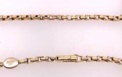 14 Karat Yellow and White Gold Baraka Brev Luxury Heavy Link Necklace - 2733650