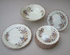 14 Piece Jasmin Pattern Part Dinner Service by Sarreguemines - 519668