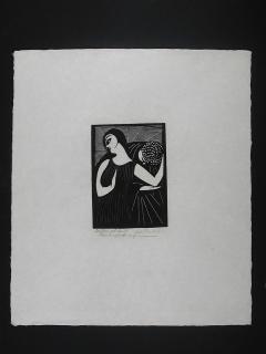 Wharton Esherick Tristram and Iseult I Have Brought Thee Grief c 1931 - 16479