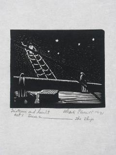 Wharton Esherick Tristram and Iseult Act I Scene 2 The Ship 1931 - 16488