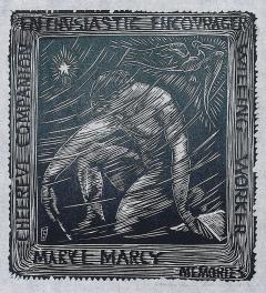 Wharton Esherick Mary E Marcy Wharton Esherick 1922 - 16598