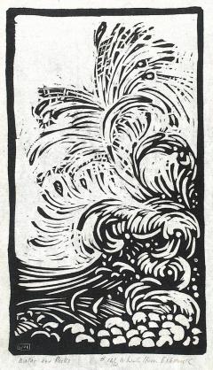 Wharton Esherick Water and Rocks 1923 - 16619