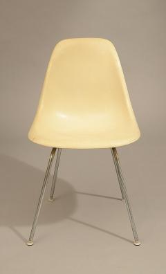 Charles Ormond Eames Pair of Eames Fiberglass Side Chairs for Herman Miller c 1957 - 17171
