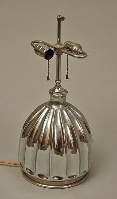 Silvered Table Lamp c 1950 - 17282