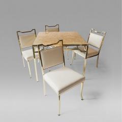 William Billy Haines Capiz Shell Game Table and Chairs Billy Haines USA c 1950 - 19624