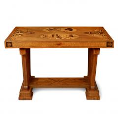 Art Deco Marquetry Center Table - 21582