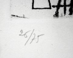 Joan Miro Signed Joan Miro Surrealist Lithograph ed 26 75 c 1960 - 23184
