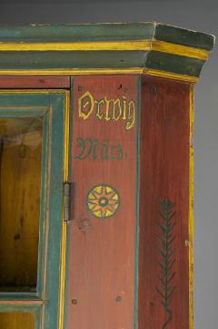 Orwig Family Corner Cupboard dated 1861 - 23376